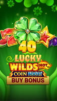 40 Lucky Wilds Hot Coin Boost